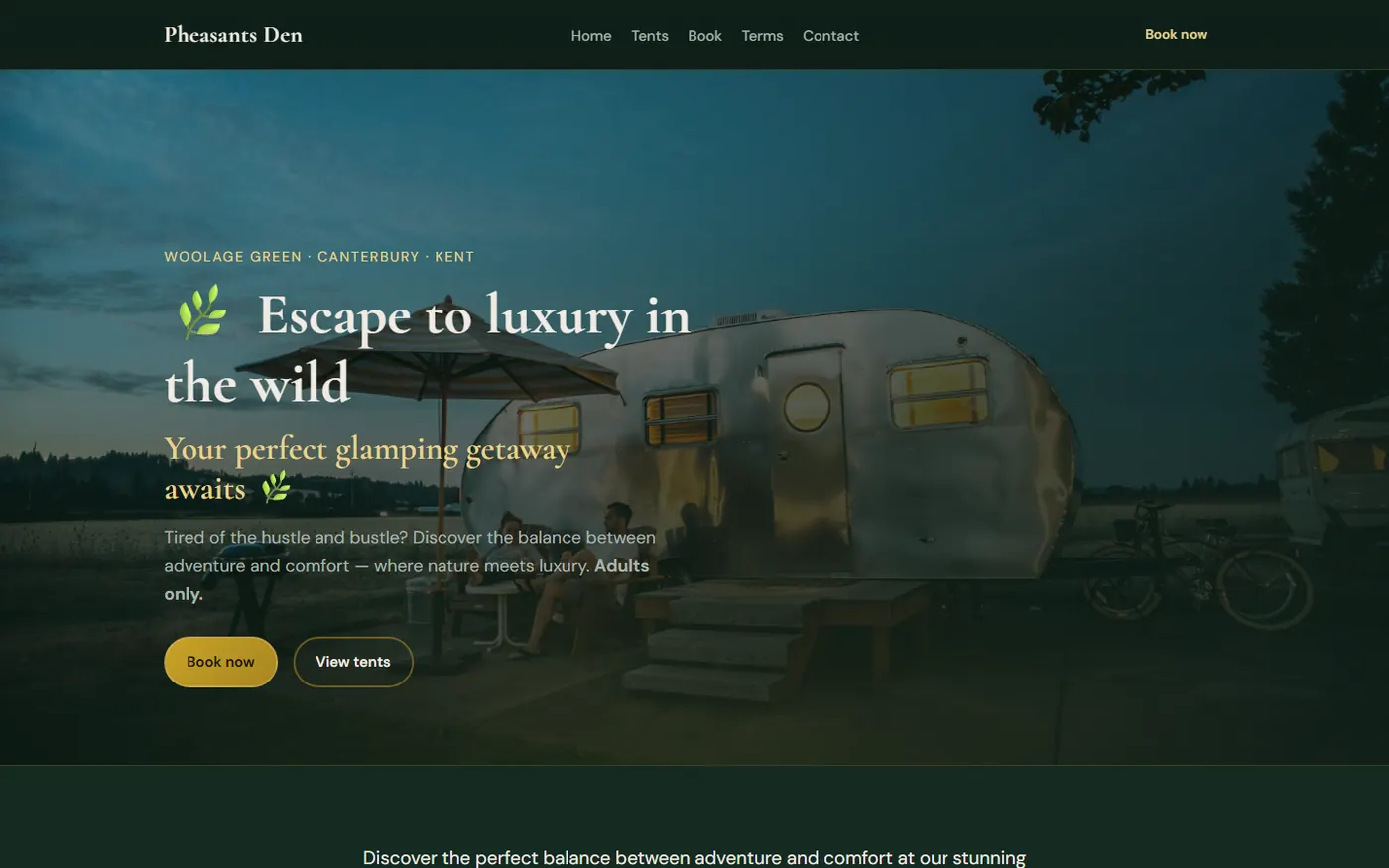 Pheasants Den Glamping